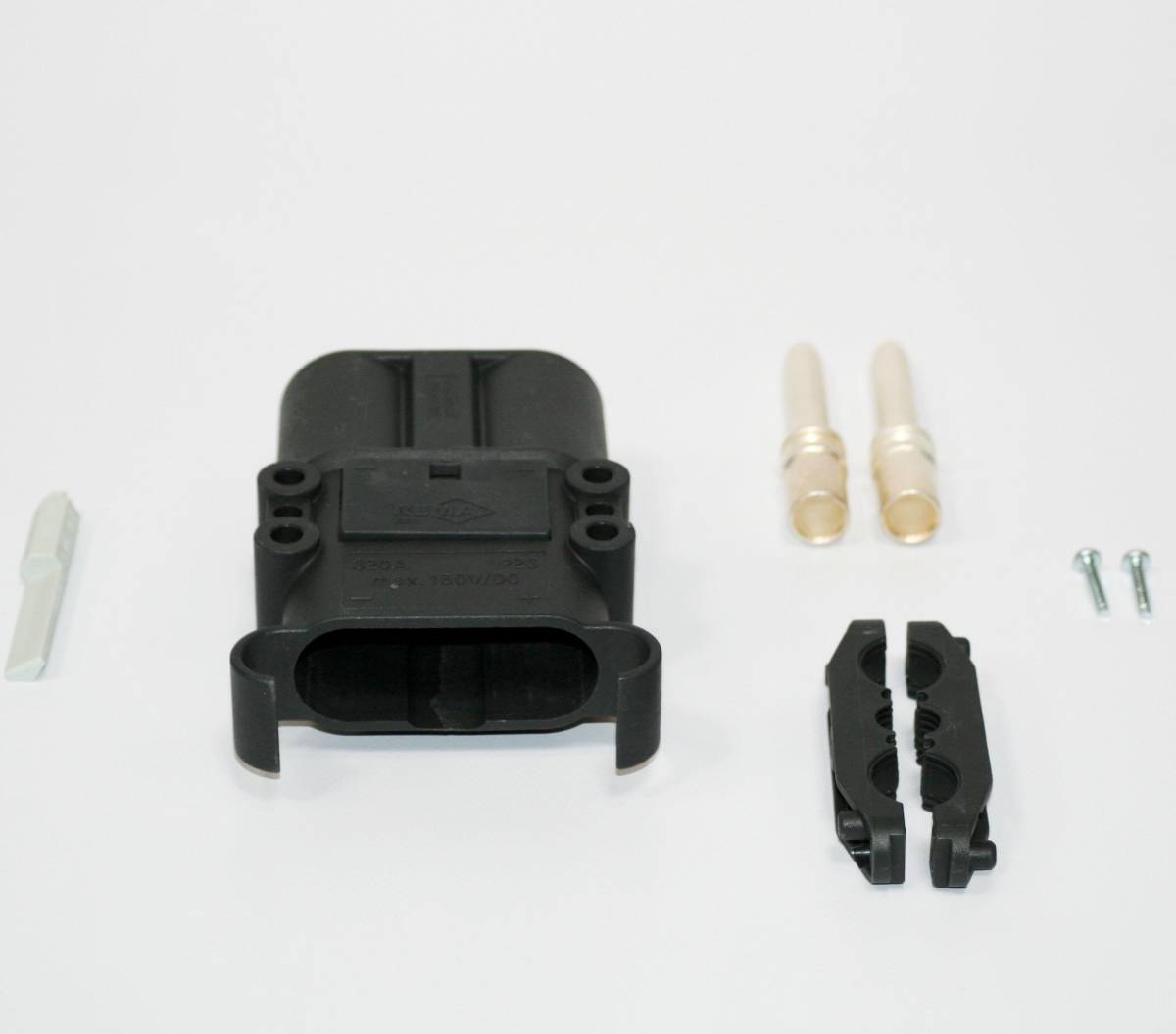 REMA Stecker Euro Din 320A 50mm² (Kodierstift grau, Hauptkontakt, Zugentlastung)  