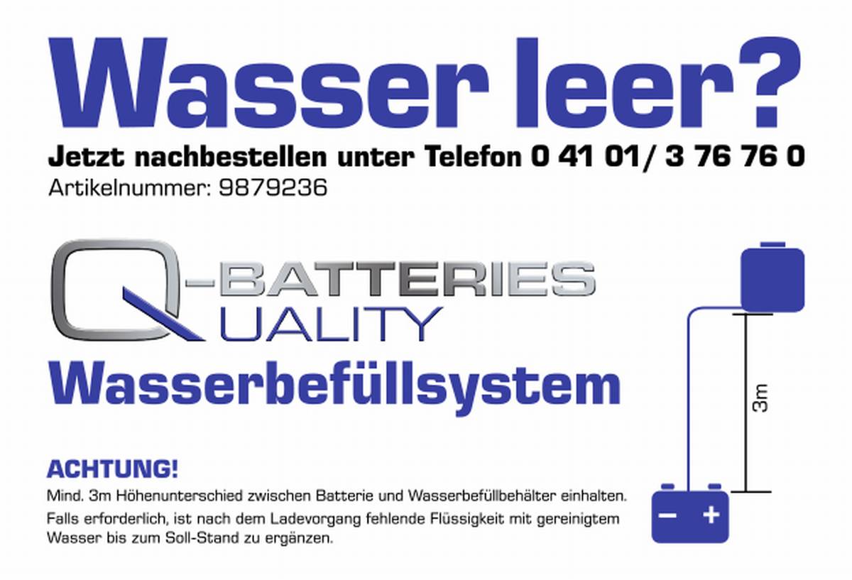 Fallwasserbehälter 30l mit Auslaufhahn, Fließanzeiger mit Filter, Schlauch (4m) und Kupplung - unbefüllt -