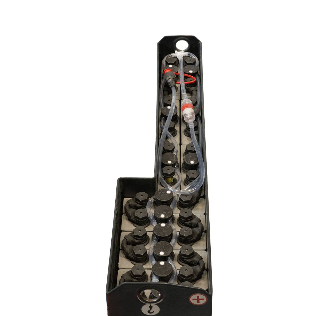 24V Gabelstaplerbatterie 2 PzB 200 Ah (762 * 171 * 687mm L/B/H) L-Trog 57304032 inkl. Aquamatik von Q-Batteries