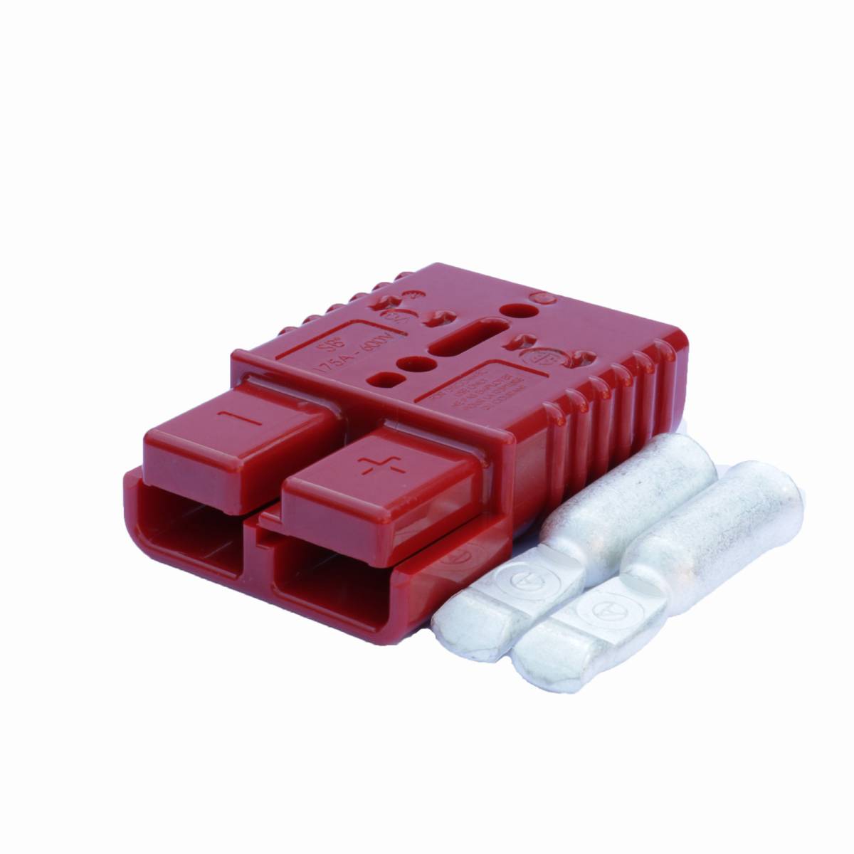 Anderson Flachstecker SB 175A rot inkl. 2 Hauptkontakte 24 V AWG2 33,3mm² (oder ähnlich Anderson)