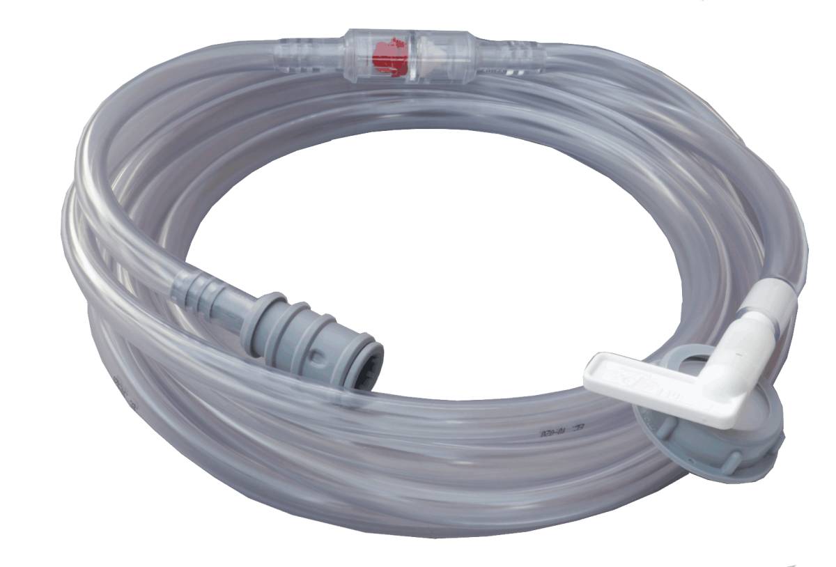 Waterreservoir 60l met uitloopkraan, vloeiindicator met filter, slang (4m) en koppeling