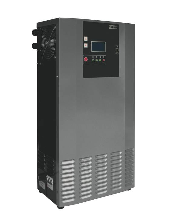 Q-Batteries energiesparendes Hochfrequenzladegerät GREEN6  48V 120A Nass inkl. EUW by S.P.E. ohne Netzstecker ohne Batteriestecker