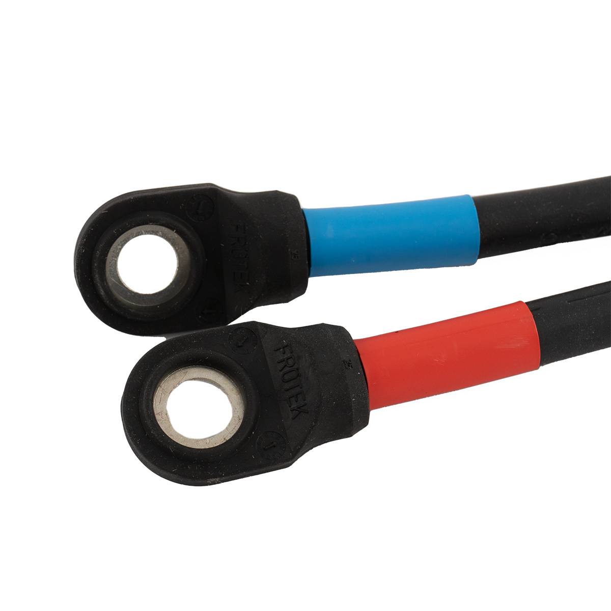 Q-Batteries Dose Euro Din 80A Kupplung 25mm² grau (mit Endableiter 1200mm) Griff fest mit Gehäuse verbunden, nicht geschraubt!