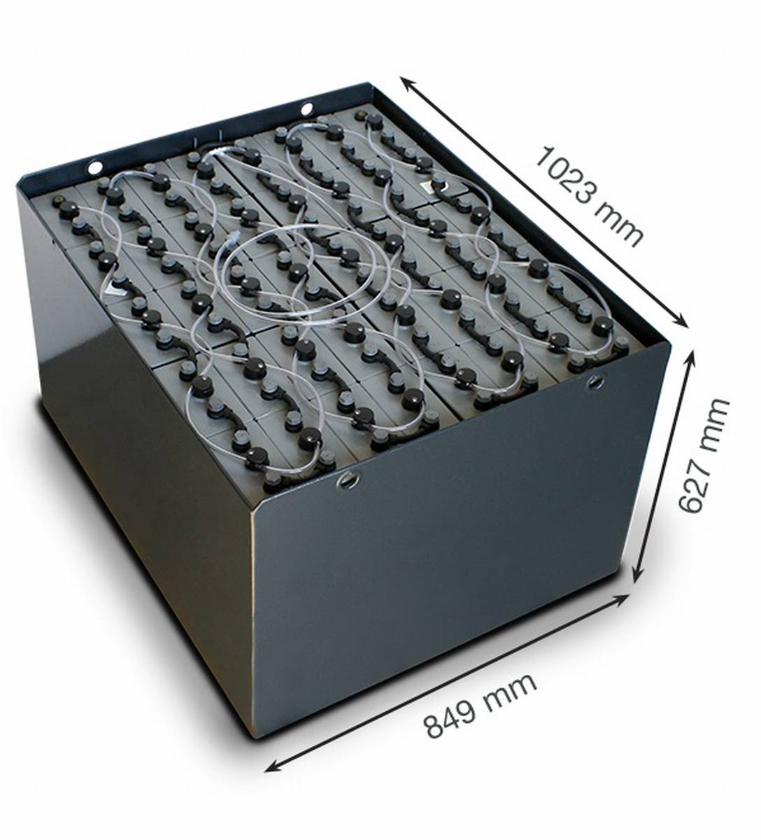 80V Gabelstaplerbatterie 5 PzS 625 Ah DIN A (1023 * 849 * 627mm L/B/H) Trog 57019018 inkl. Aquamatik von Q-Batteries 80V Gabelstaplerbatterie 5 PzS 625 Ah DIN A (1023 * 849 * 627mm L/B/H) Trog 57019018 inkl. Aquamatik von Q-Batteries