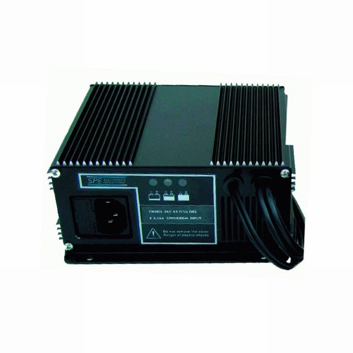 Q-Batteries energiesparendes Hochfrequenzladegerät 24V 5A für AGM by S.P.E. Charger CBHD1 COMPACT ohne Batteriestecker - Ladekennlinie : AGM