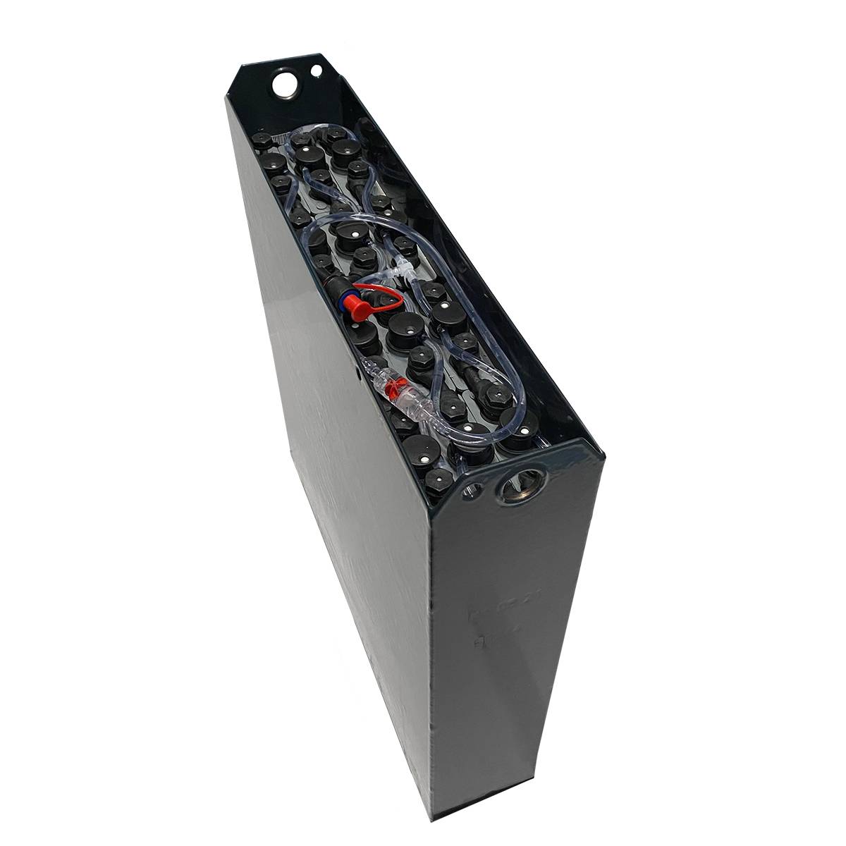24V Gabelstaplerbatterie 2 PzB 150 Ah (655/660 * 145 * 682mm L/B/H) Trog 57034113 inkl. Aquamatik von Q-Batteries