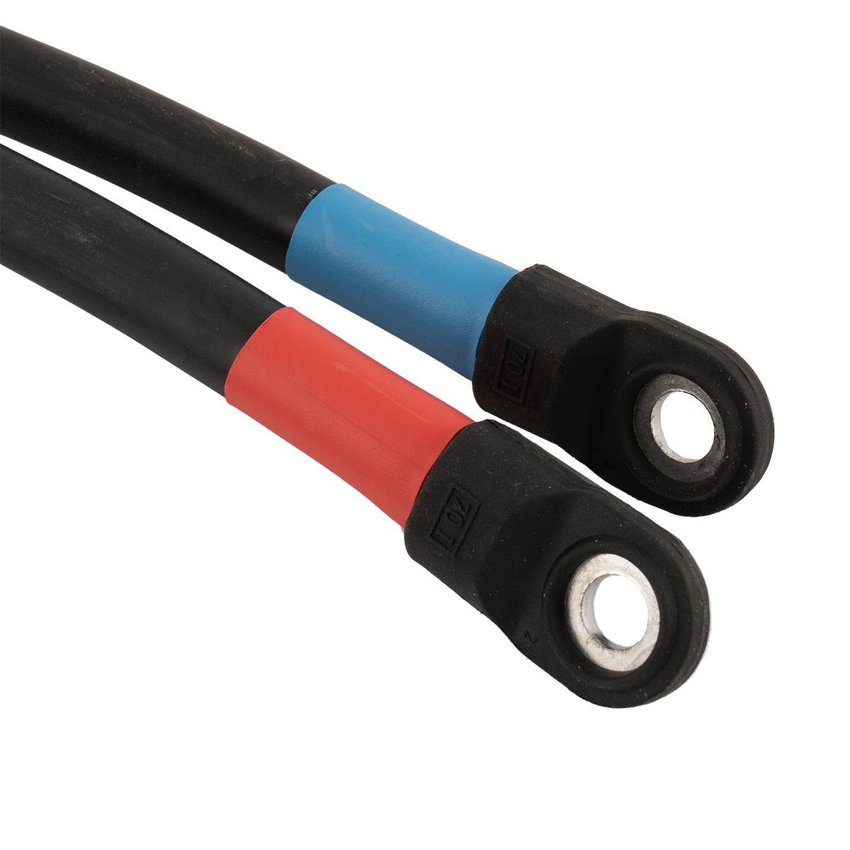 Q-Batteries Dose Euro Din 320A Kupplung 50mm² grau (mit Endableiter 1500mm) 