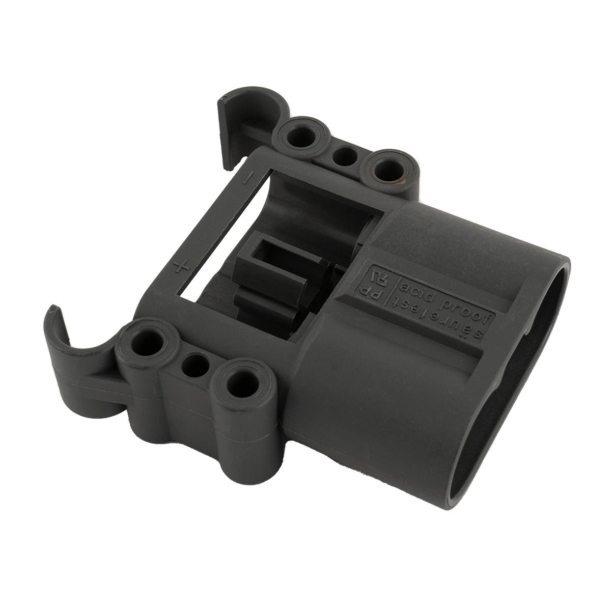 Q-Batteries Stecker Euro Din 160A 35mm² (Griff, Kodierstift grau, Hauptkontakt, Zugentlastung) 