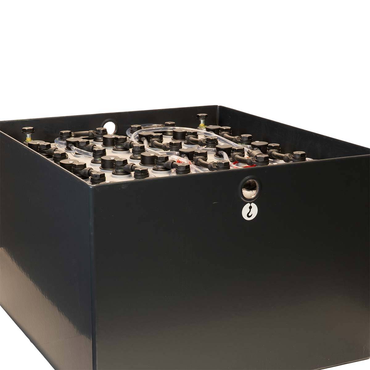 36V Gabelstaplerbatterie 4 PzS 240 Ah (615 * 564 * 396mm L/B/H) Trog 41379800 inkl. Aquamatik von Q-Batteries