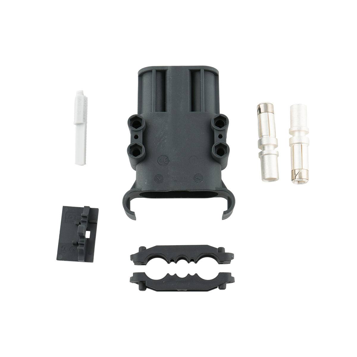 REMA Dose Euro Din 320A Kupplung 50mm² (Kodierstift grau, Hauptkontakt, Zugentlastung)  