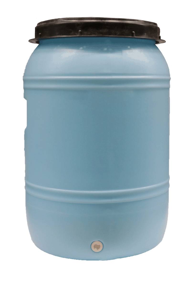 Waterreservoir 60l met uitloopkraan, vloeiindicator met filter, slang (4m) en koppeling