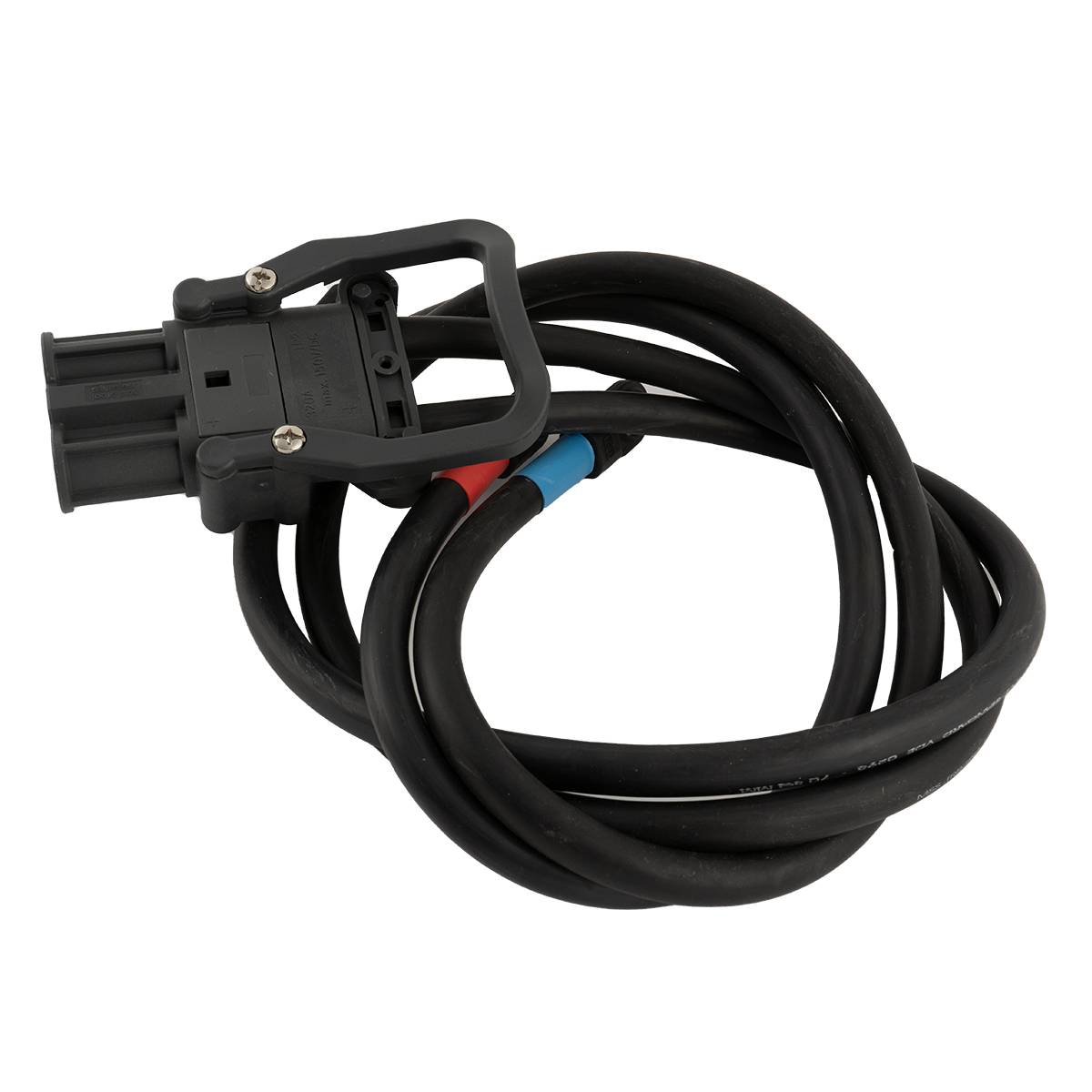 Q-Batteries Dose Euro Din 320A Kupplung 70mm² grau (mit Endableiter 1500mm) 