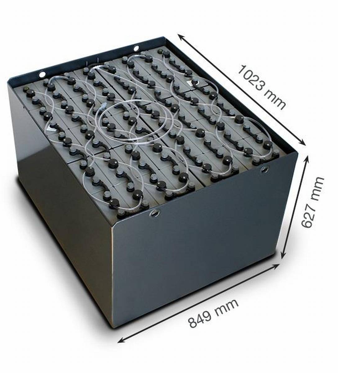 80V Gabelstaplerbatterie 5 PzS 575 Ah DIN A (1023 * 849 * 627mm L/B/H) Trog 57019018 inkl. Aquamatik von Q-Batteries 80V Gabelstaplerbatterie 5 PzS 575 Ah DIN A (1023 * 849 * 627mm L/B/H) Trog 57019018 inkl. Aquamatik von Q-Batteries