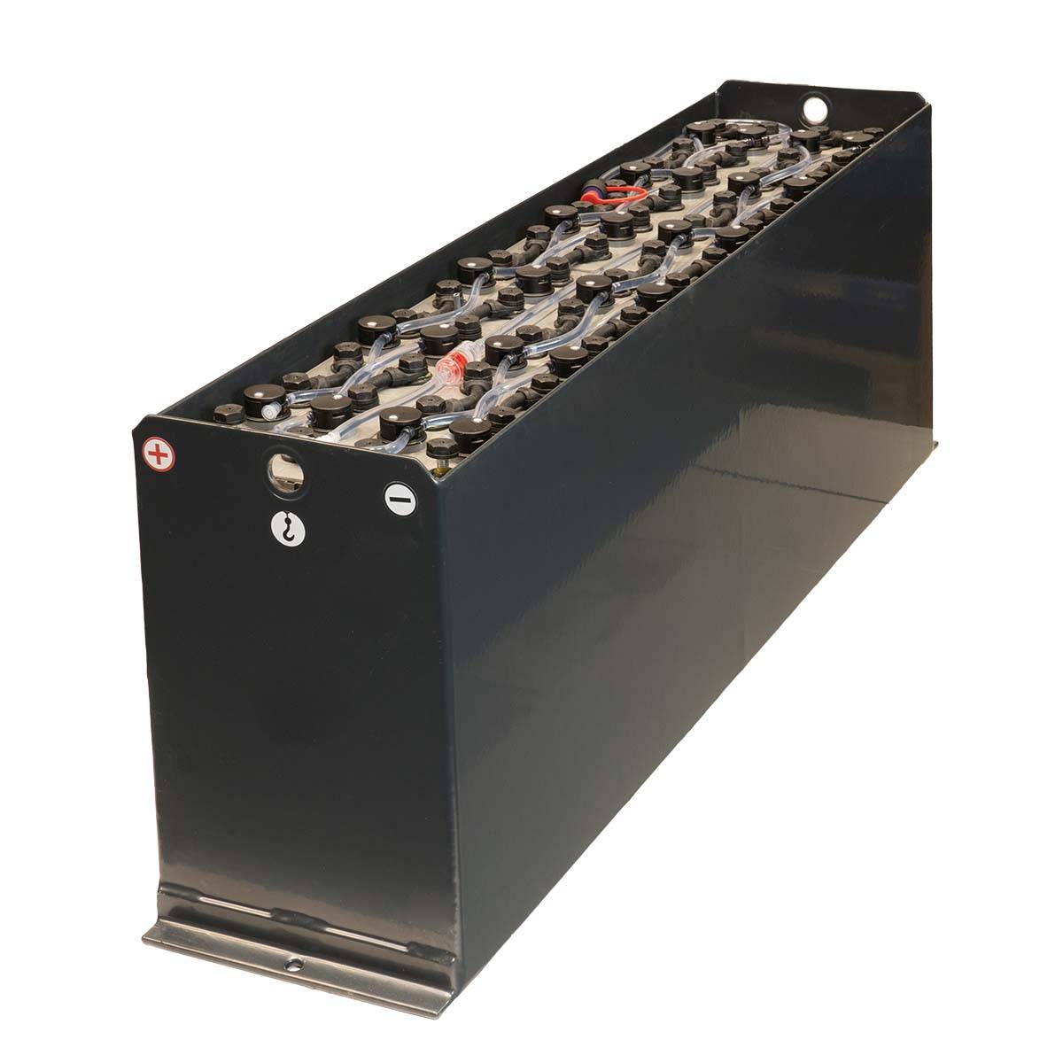 48V Gabelstaplerbatterie 3 PzS 240 Ah (1270 * 275 * 460mm L/B/H) Trog 46090400 inkl. Aquamatik von Q-Batteries