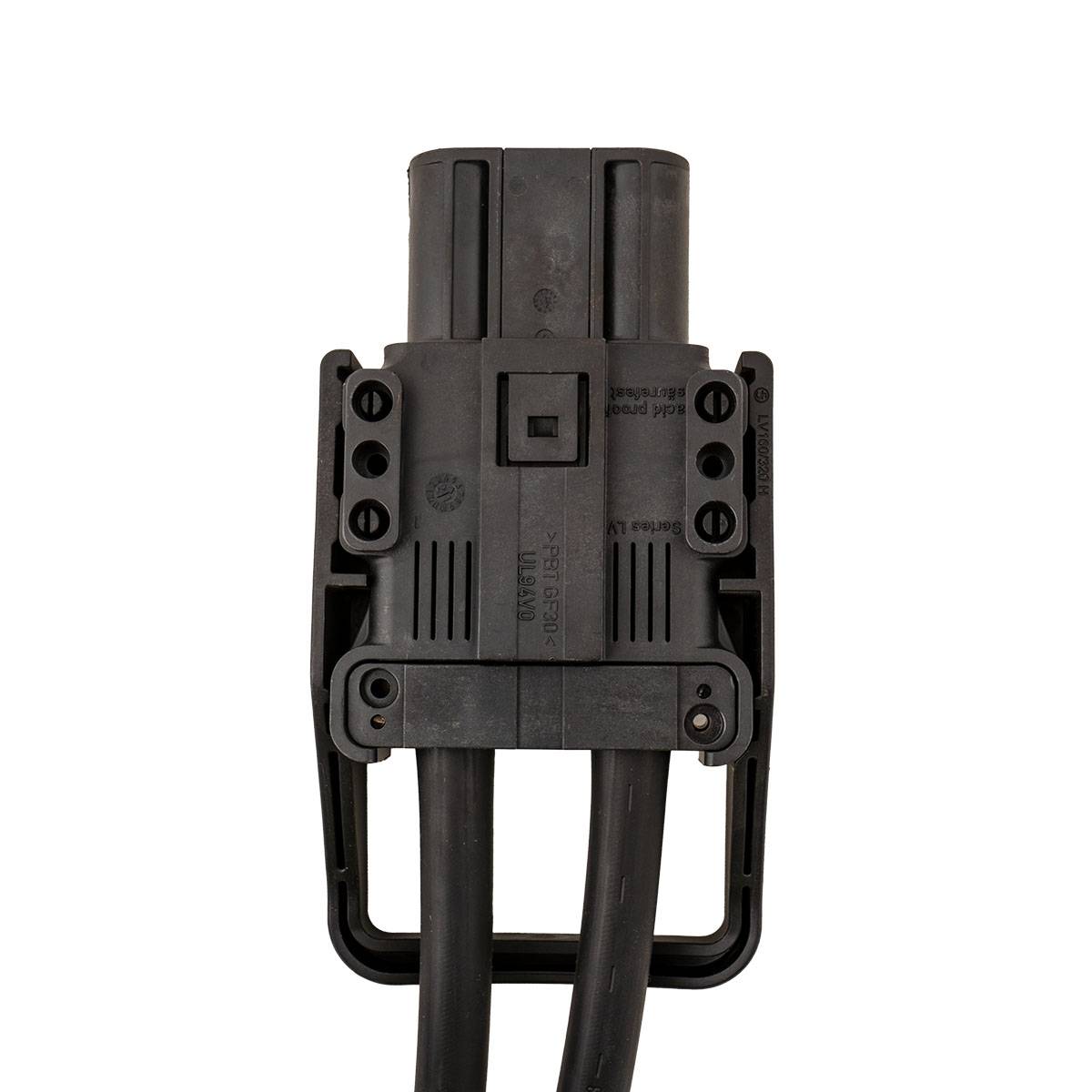 Schaltbau Dose Euro Din LV 160A Kupplung 50mm² grau (mit Endableiter 1500mm)  