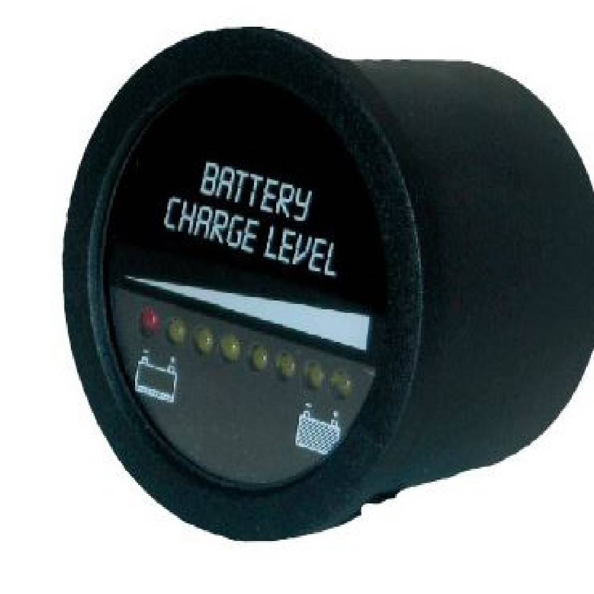 Q-Batteries Laadstatusindicator 12V, 24V, 36V, 48V van S.P.E. indicator ULBF52R voor GEL / AGM batterij, incl. vergrendelingsrelais
