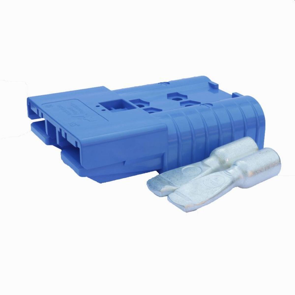 Anderson Flachstecker SB 175A blau inkl. 2 Hauptkontakte 48 V 53,5mm² (oder ähnlich Anderson)