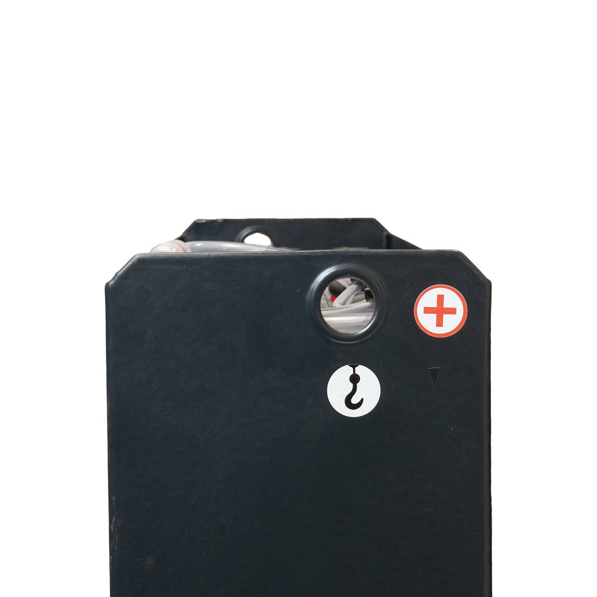 24V Gabelstaplerbatterie 3 PzS 375 Ah DIN A (827 * 216 * 627mm L/B/H) Trog 57014022 inkl. Aquamatik von Q-Batteries